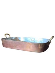 Solid Copper Large Cooking Pan