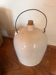 19th Century Salt Glazed Whiskey Jug
