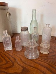 Small Grouping Of Antique Bottles