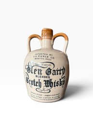 Vintage Stoneware Scottish Whiskey Glen Garry Bottle