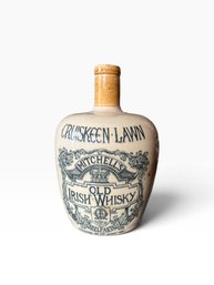 Vintage Stoneware Scottish Whiskey Jug Cruiskeen-Lawn Mitchells Old Irish Whisky