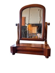 Antique Shaving Or Dressing Mirror