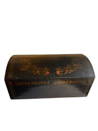 Antique 19th Century (1800s) Painted Black Small Chest