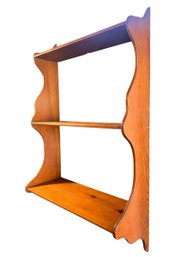 Antique Wooden Wall Shelf For Small Items