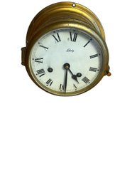 Vintage Schatz Ships Bell Clock 8 Day