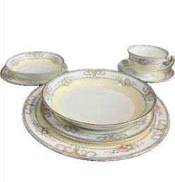 Meito China Floral Japan Six Complete Sets