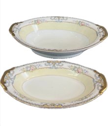 Meito Bone China, Made In Japan Set Of 2 Serving Platter