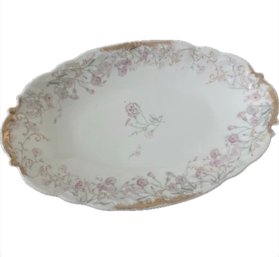 Elite Works Limoges France Bone China Platter Vintage
