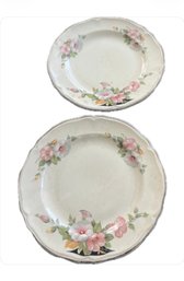 Vintage Edwin Knowles Floral Bone China Plates