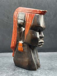 Hand Carved Wooden Figurine - Made In Kenya