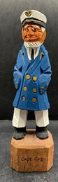 Wooden Sailor Figurine - Cape Cod