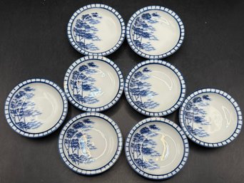 Porcelain Trinket Dish Set - 4 Total