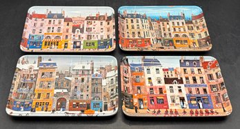 Decorative Crafts Inc. Melamine Tray Set - 4 Total