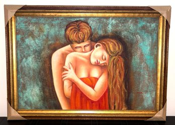 Taylor Signed Textured Oil On Canvas Framed