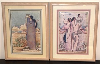 G.E. Mullan Southwestern-style La Familia Framed Prints - 2 Total