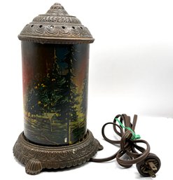 Scene-in-action Corp. Table Lamp With Metal Base & Cap