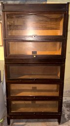 Vintage Globe Wernicke 5-piece Barrister Bookcase