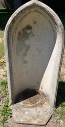 Solid Cement Pointed Grotto With Holy Cross Pattern