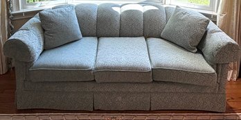 Sherrill Furniture Upholstered Sofa With Two Throw Pillows Included