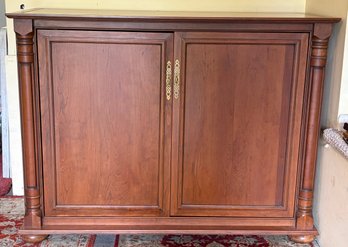 Custom Solid Wood TV Console