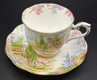 Royal Albert Bone China Teacup & Saucer Set - Made In England