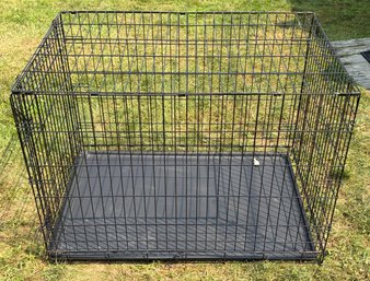 Folding Metal Medium Size Dog Crate