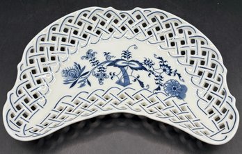 Decorative Porcelain Crescent Bowl