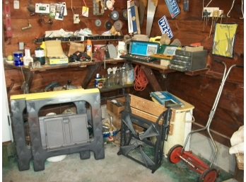 Huge Tool Lot - WHOLE CORNER OF THE GARAGE - 100's Of Items - WOW !