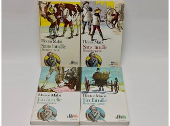 Malot, Hector. 4 Folio Junior. Paperback Books