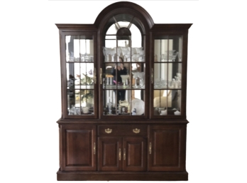 Vintage Pennsylvania House Traditional Lighted China Closet