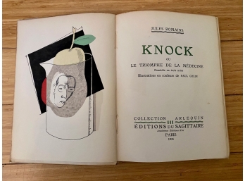 Romains, Jules. Knock. In French. Illustrations De Paul Colin.
