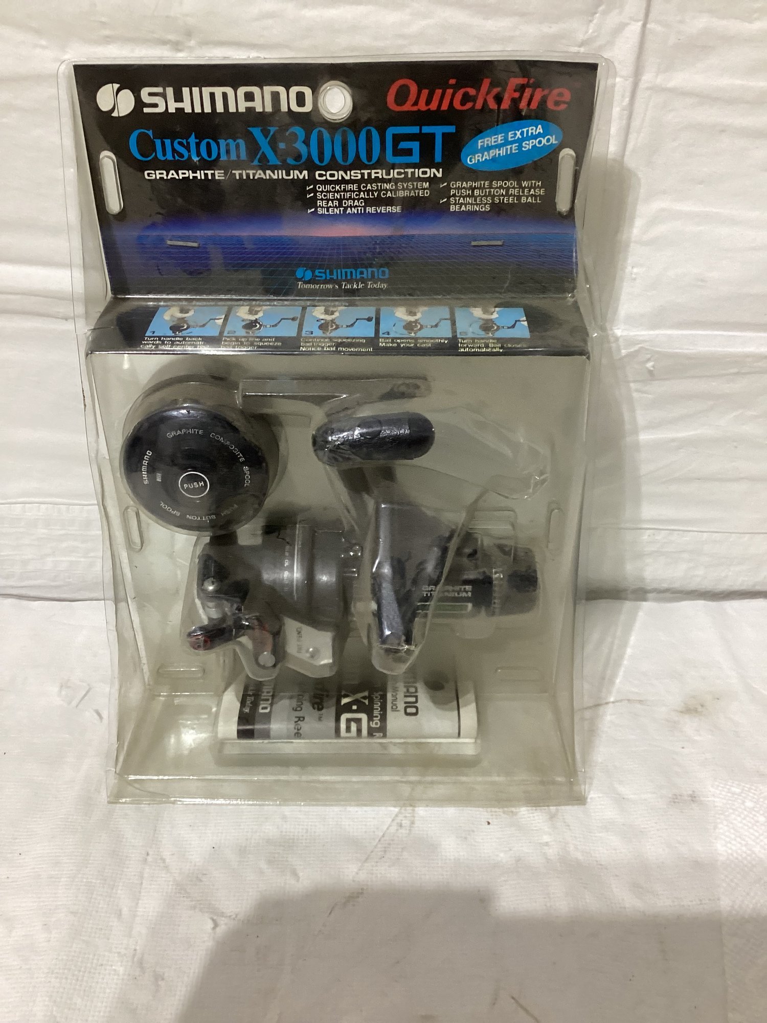 Moulinet Spinning Shimano Custom-X Speedmaster 6000SM - Très Haute Vitesse 5,8:1 - Occasion