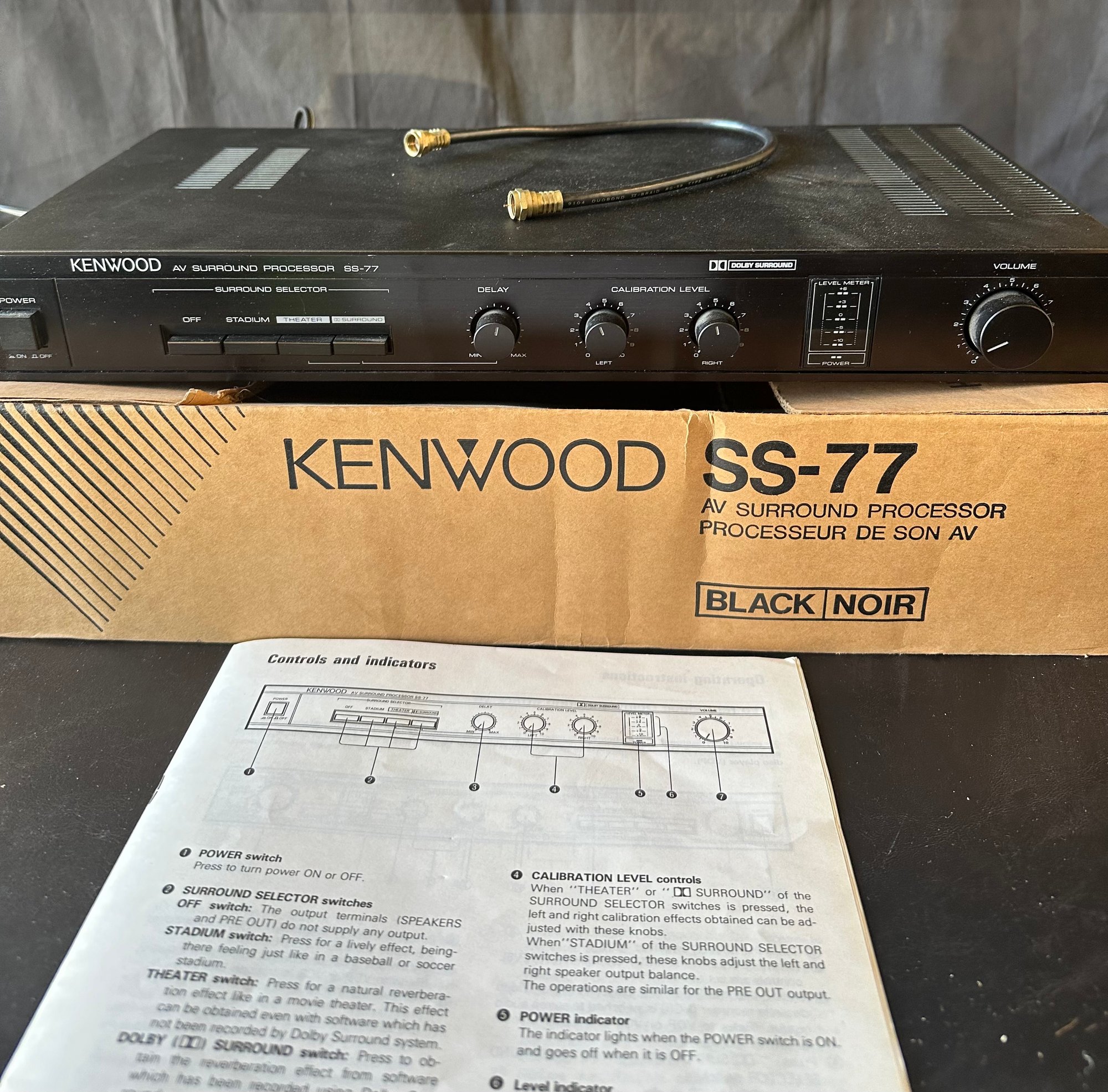 Kenwood SS - 77 Surround Processor #7449 | Auctionninja.com