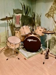 Groove Percussion Drum Set Gold In Color Not Pink