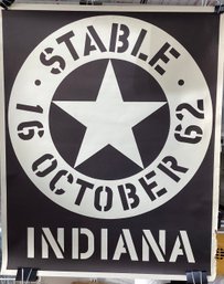 Robert Indiana Vintage Exhibition Poster Stabile Gallery 1962