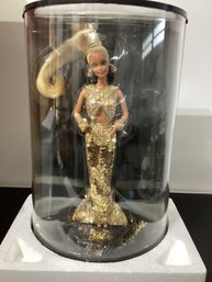 1990 Bob Mackie Gold Barbie Doll, Model #5405 First In The Designer Series