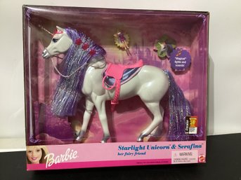 Barbie Starlight Unicorn & Serafina Playset, Released By Mattel In 2000