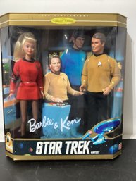 Barbie & Ken Star Trek 30th Anniversary Collector Edition Giftset, Released By Mattel In 1996