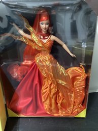 Dancing Fire Barbie Doll, Part Of The Essence Of Nature Collection From 1999