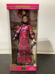 Princess Of China Barbie Doll From The Dolls Of The World Collector Edition, Released In 2001