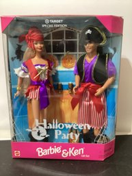 Vintage New 1998 Halloween Party Barbie & Ken Giftset Mattel Made For Target