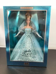 2001 Collector Edition Barbie Doll, Also Known As The '2nd In A Series' Doll Celebrating The New Millennium