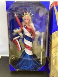 1995 Statue Of Liberty Barbie Doll, A Special Edition Created For FAO Schwarz