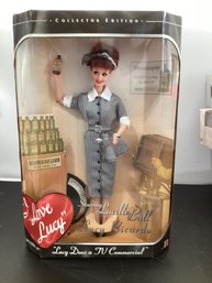 Collector Edition Barbie Doll Featuring Lucille Ball As Lucy Ricardo  In The Episode 'Lucy Does A Commercial