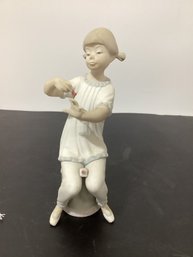 Lladro Porcelain Figurine, 'Girl Manicuring'