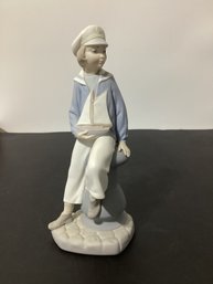 Lladro 'Boy With Yacht'