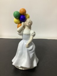 Royal Doulton Figurine From The Reflections Series Titled 'Balloons' HN 3187
