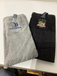 U.S. Open Golf Towels From The 2015 And 2016 Tournaments