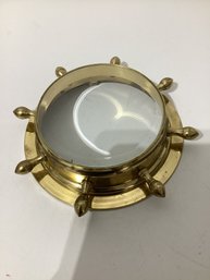 Solid Brass Ship's Porthole Wall Decor
