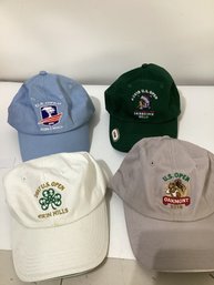 Assorted Years Of US Open Caps